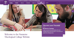 Desktop Screenshot of nazarene.ac.uk