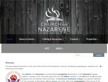 Tablet Screenshot of nazarene.org.uk