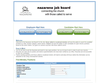 Tablet Screenshot of jobs.nazarene.org